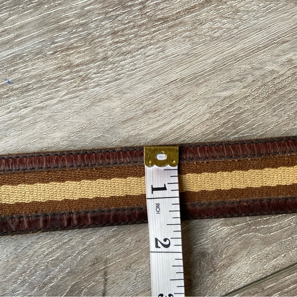 Vintage Levi’s Orange Tab Solid Brass Buckle Leather Belt - Picture 15 of 15